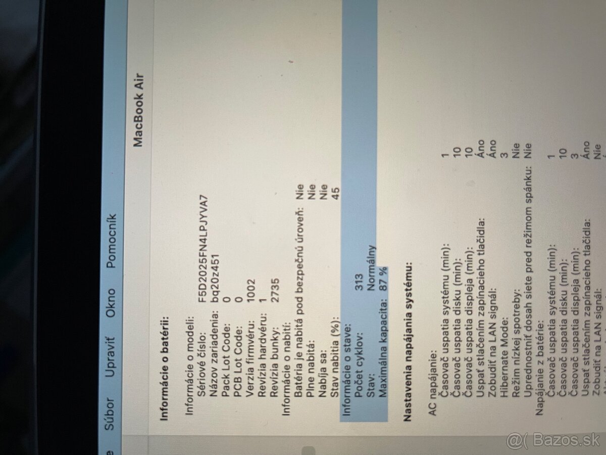 MacBook Air M1 2020 13” 8GB RAM - 4