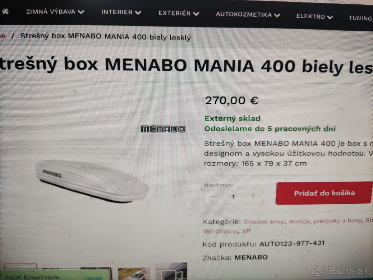 Predám strešný box - 4