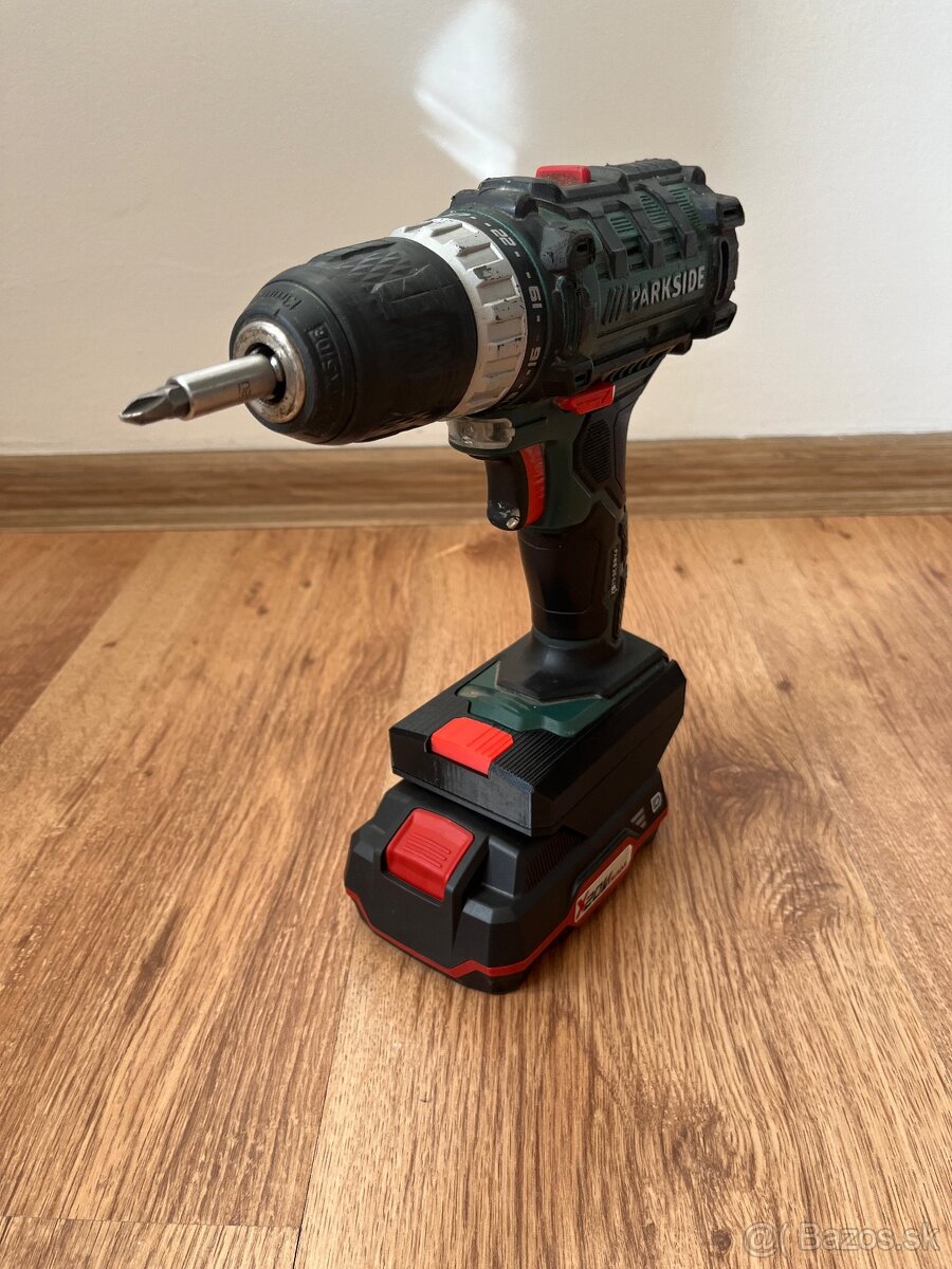 Adaptér Parkside X20V Team → PABS 20-Li B2 + ďalšie adaptéry - 4