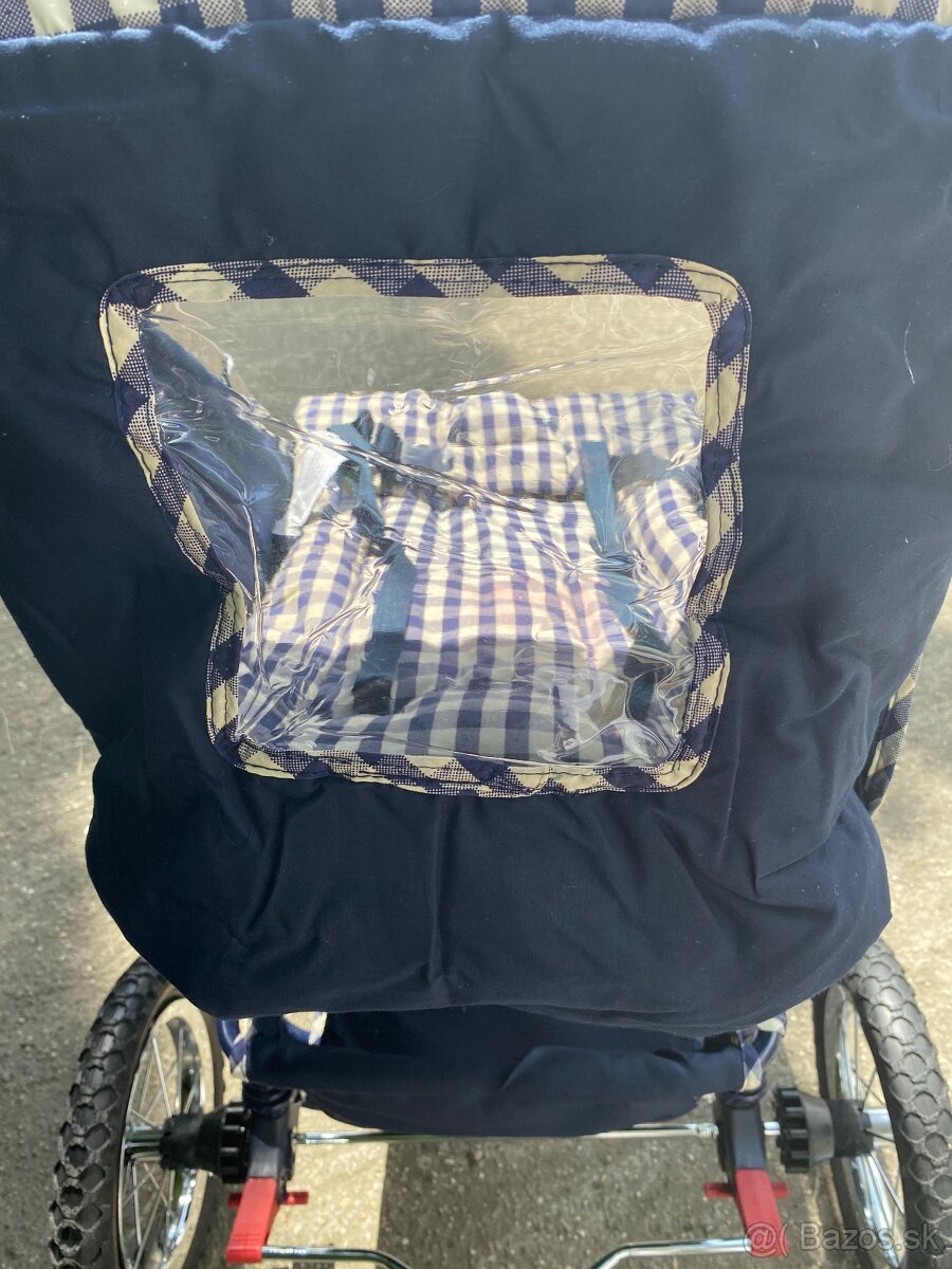 športový kočík s nafukovacími kolieskami STEGGI - 4