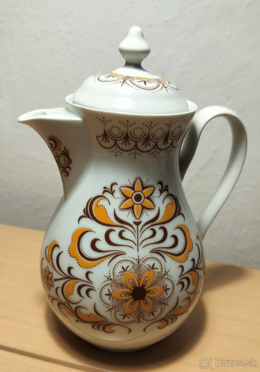 Predám čajový servis z bieleho porcelánu - 4