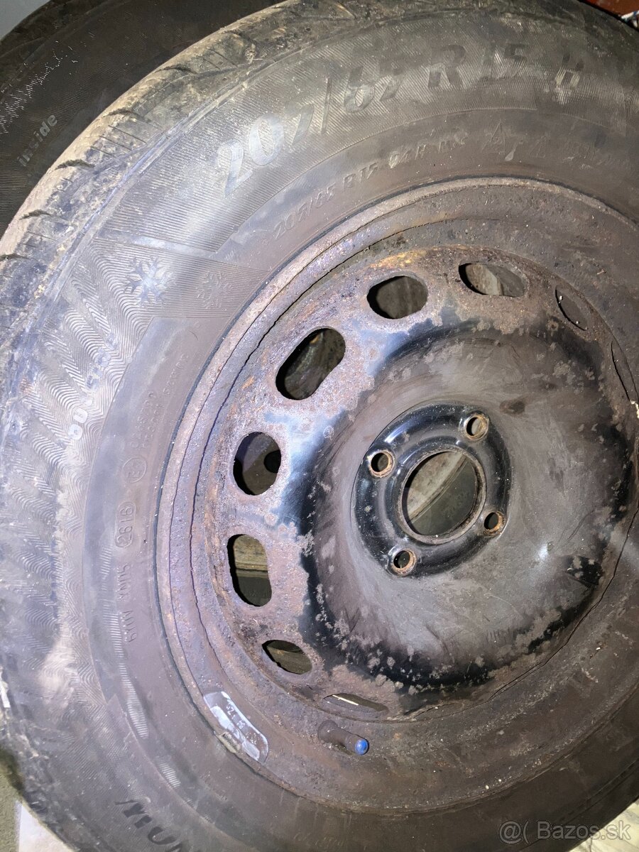 Plechove disky R15 Peugeot partner tepee - 4