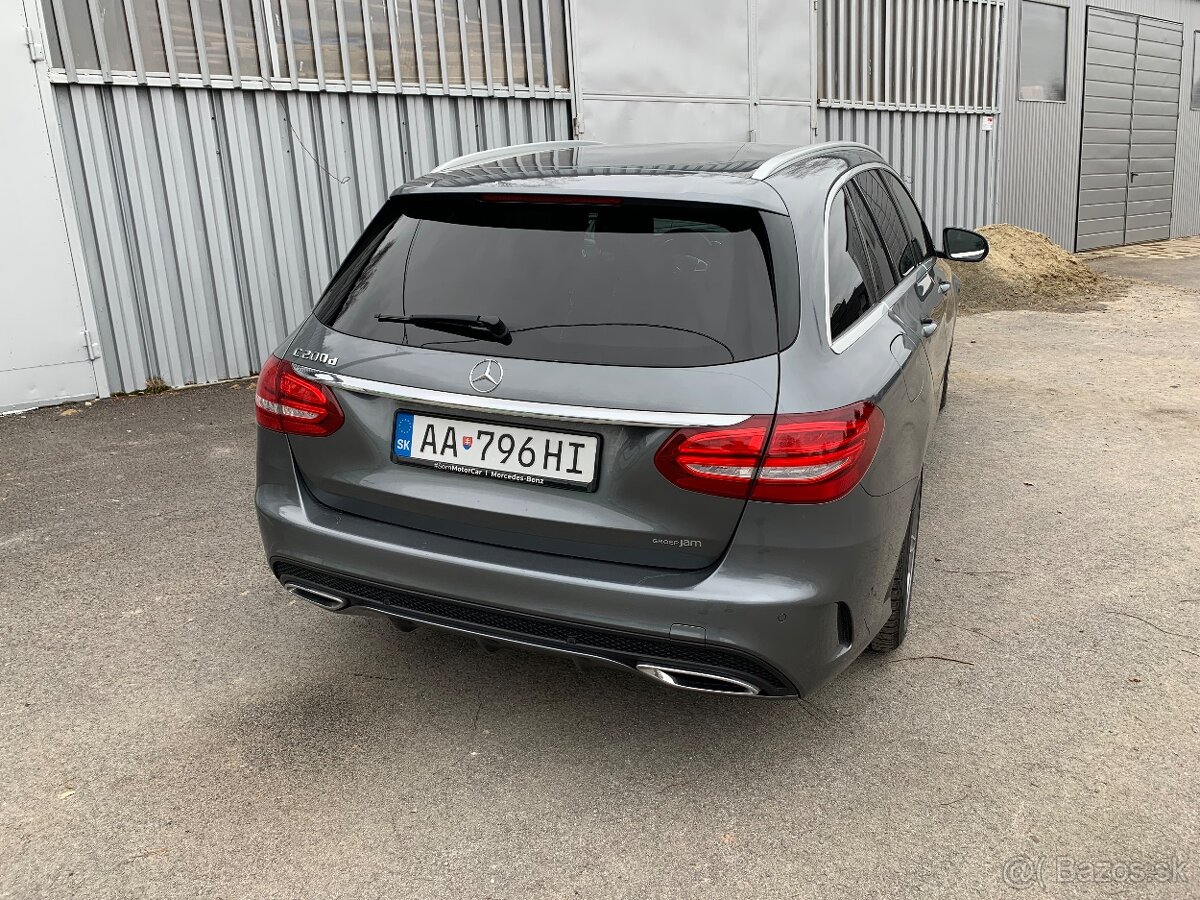 Mercedes C 200d AMG, LED, r.2017, 150tis. km,Odpocet DPH - 4