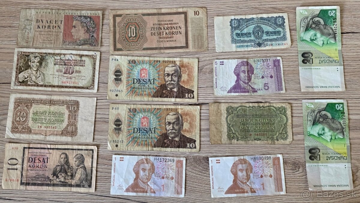 Staré historické bankovky - 4