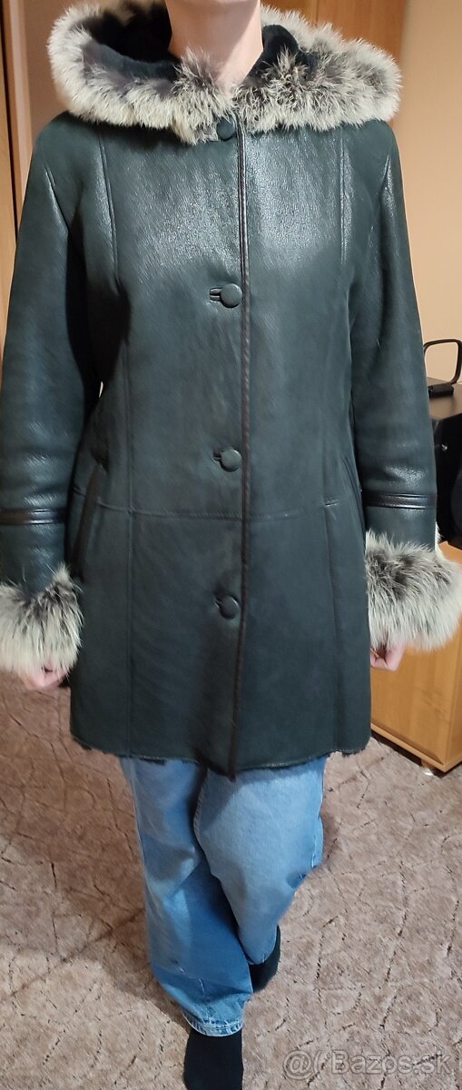 Dámský kožený kabát - 4