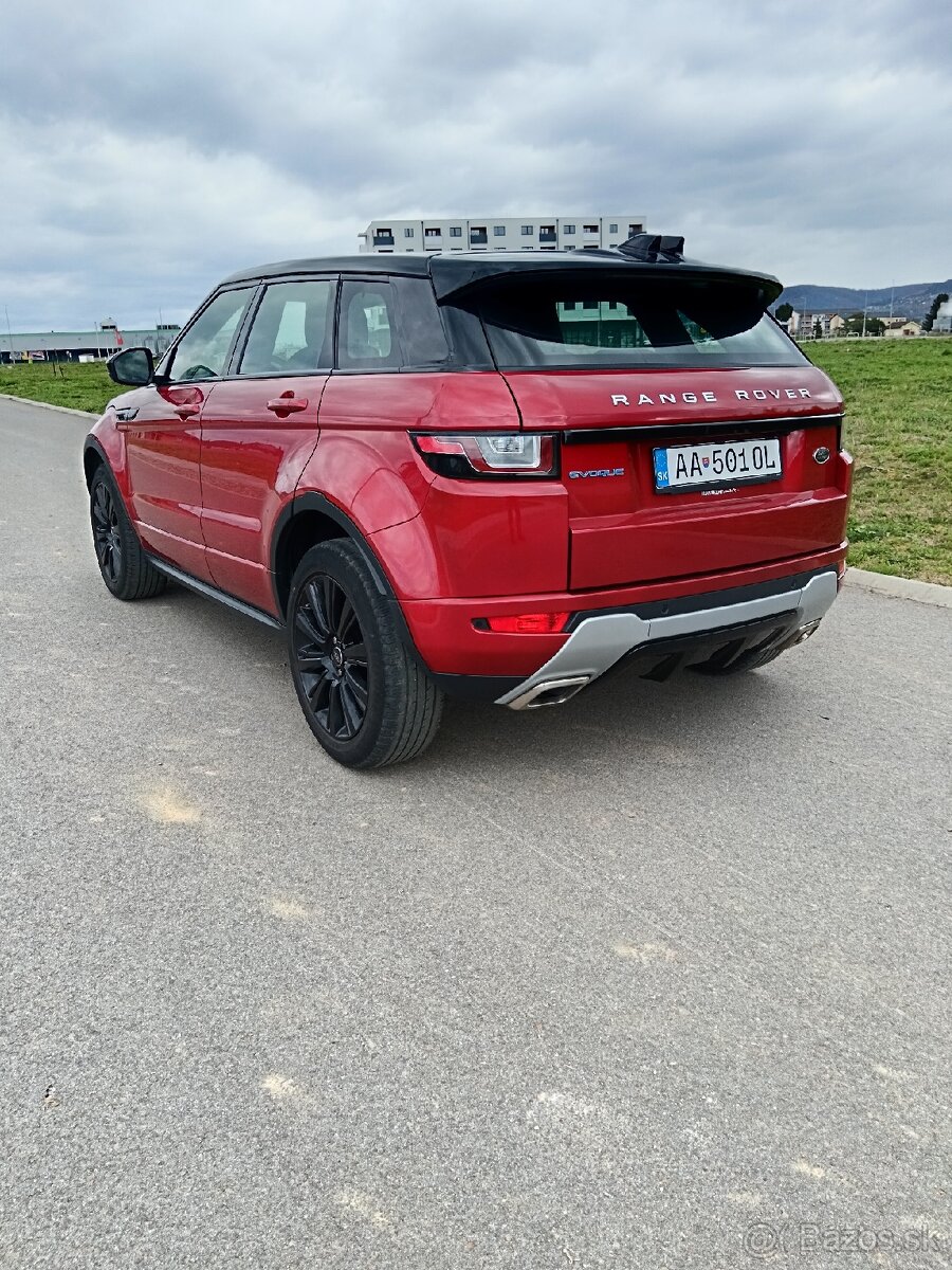 Predám range rover evoque 77.800km