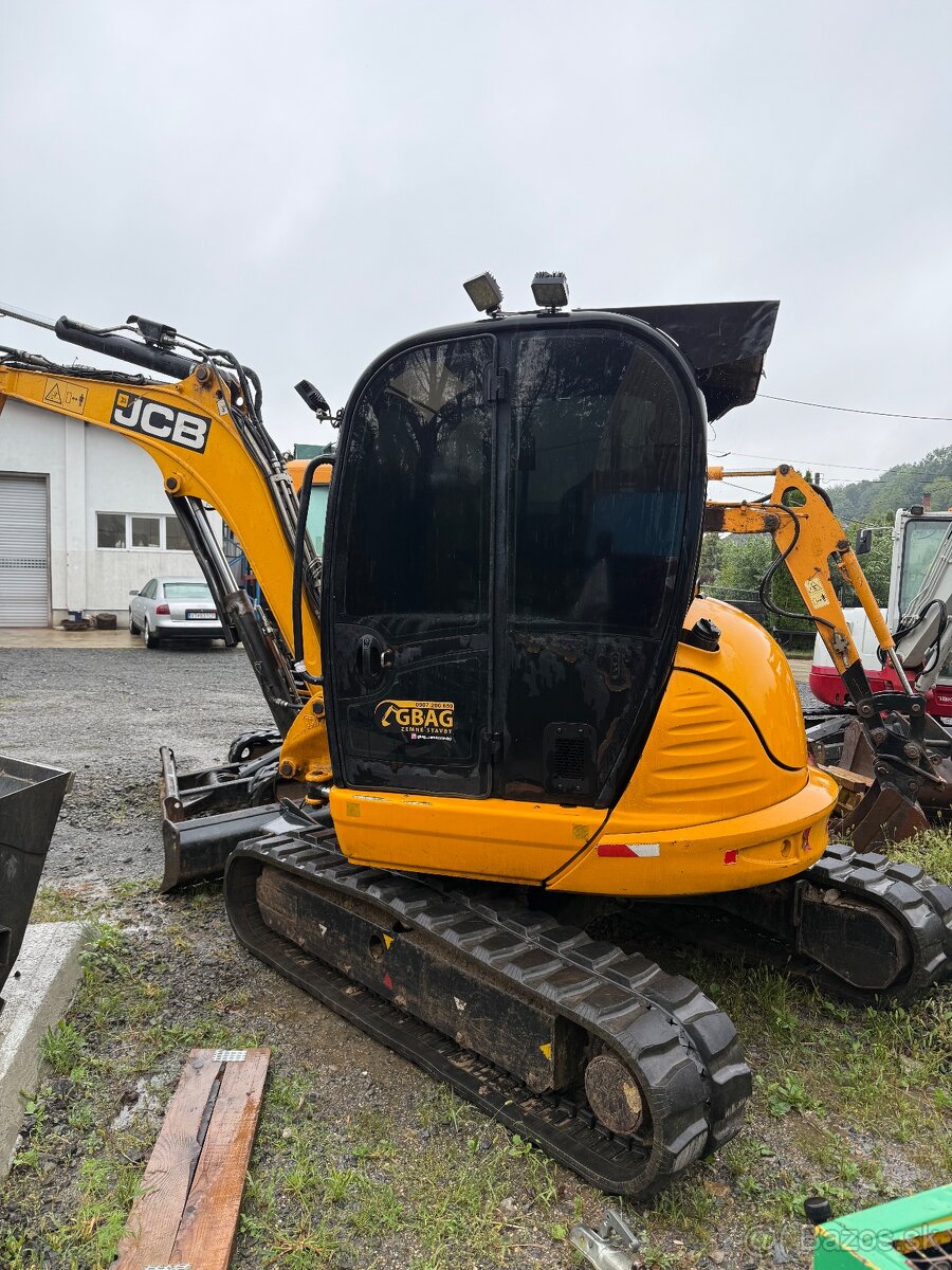 JCB 8055 zts + Engcon, centralne mazanie - 4