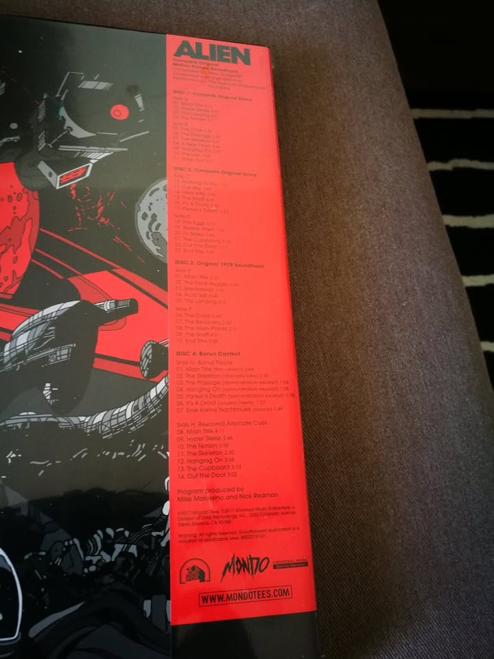 Alien soundtrack - boxset, MONDO - 4
