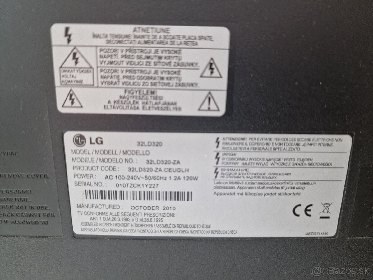 Predám televízor LG 32LD320 - 4