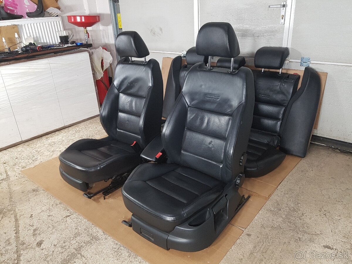 Predám celokožené sedačky Škoda Octavia 2 RS Facelift Combi - 4
