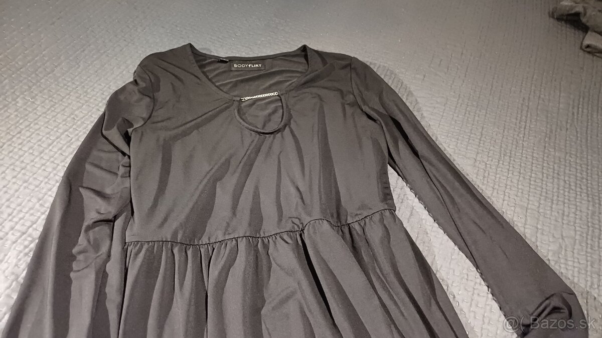 šaty čierne 38 - 4