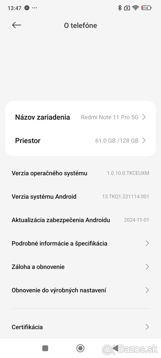 Xiaomi Redmi Note 11 Pro 128GB - 4