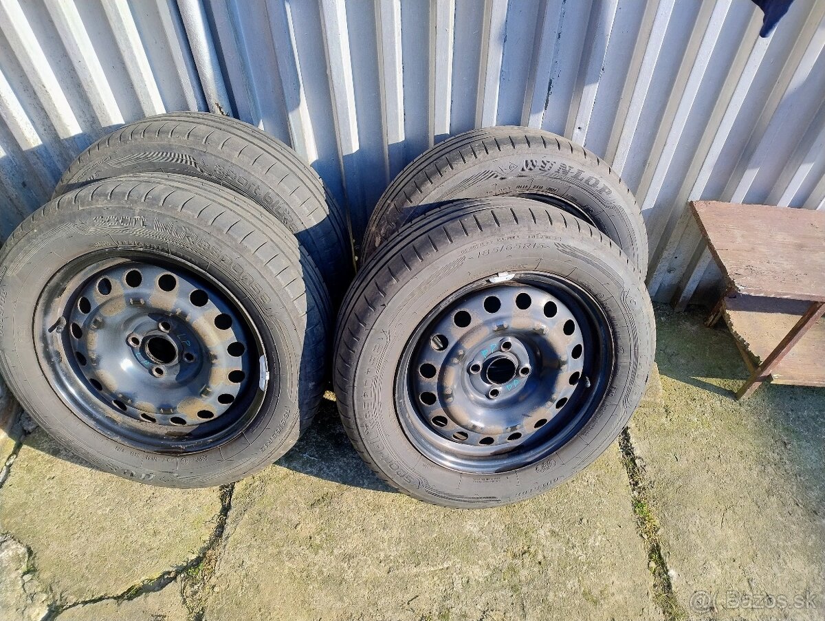 Predám sadu letných pneumatík 185/65R15 s diskami - 4