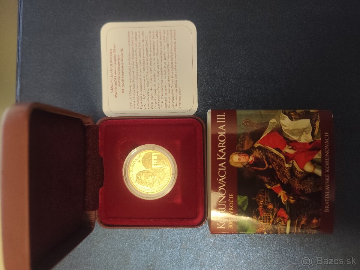 100€ a 5000sk zlaté mince - 4