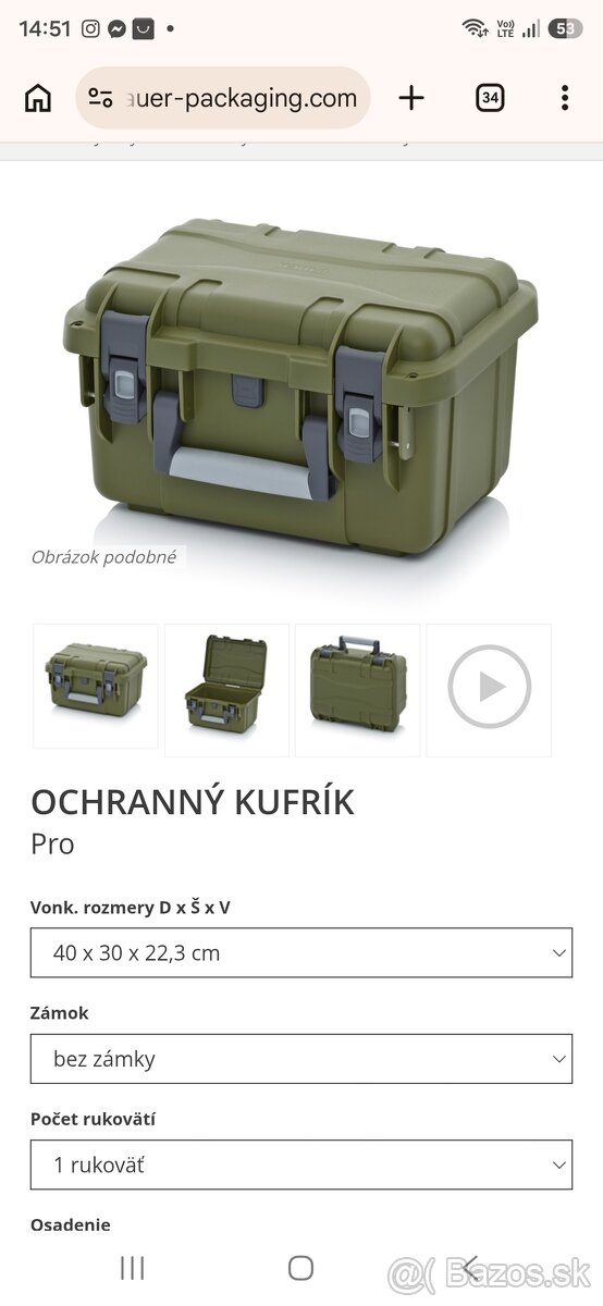Ochranný kufor box auer - 4