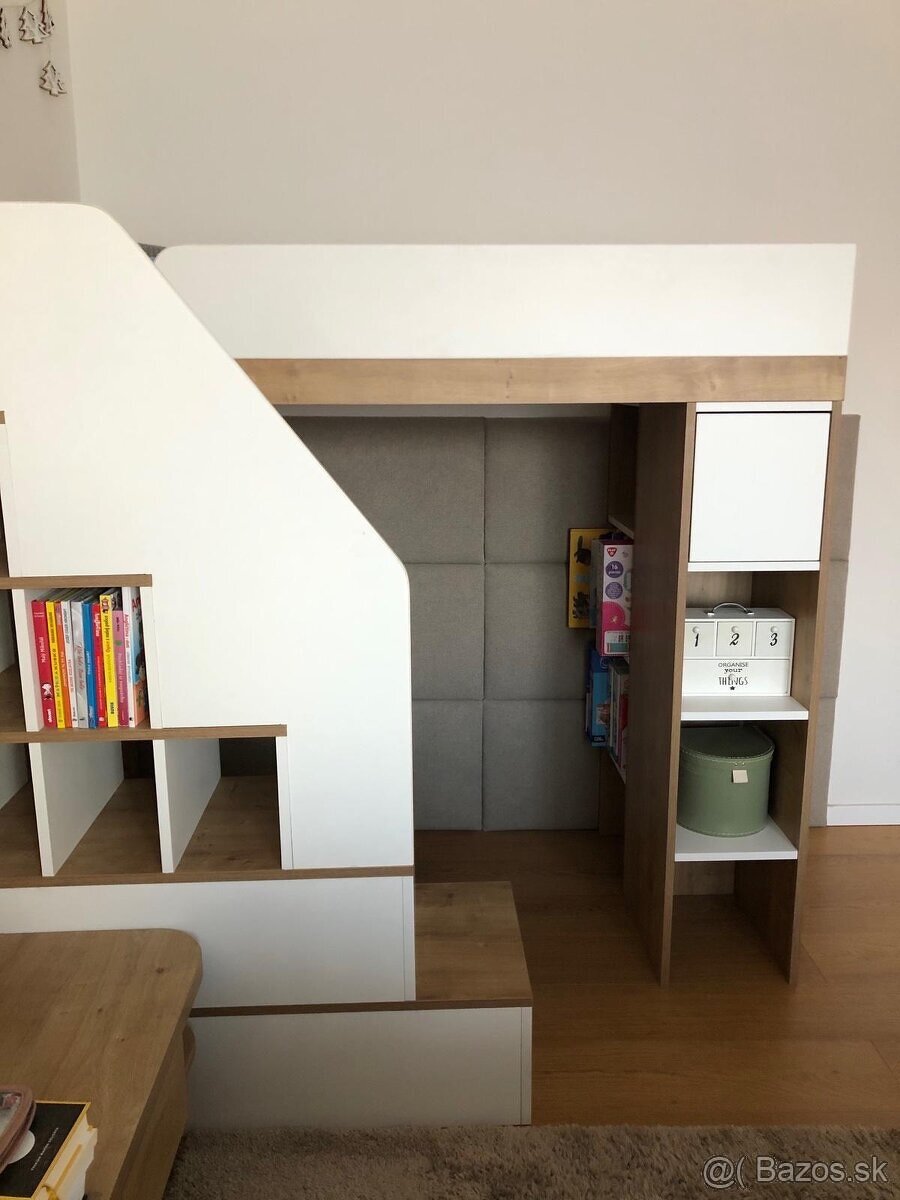 Detská vysoká posteľ - 4