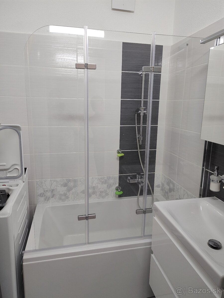 Mexen FELIX vaňová zástena 3-krídlová 120 x 140 cm číra - 4