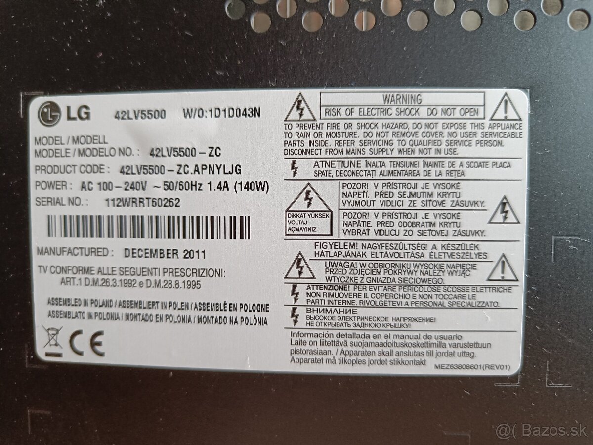 Televízor LG - LED LCD - 4