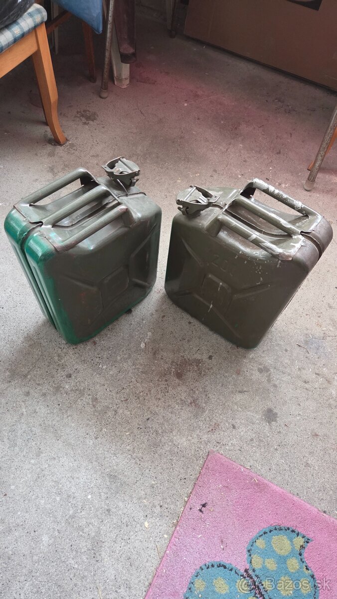 Plechové bandasky 20 l - 4