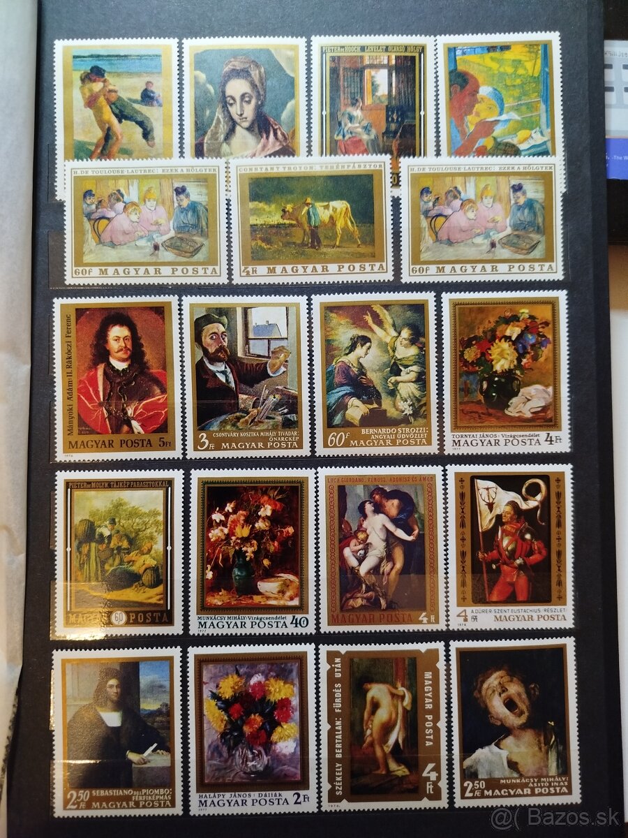 umenie - partia známok - 4