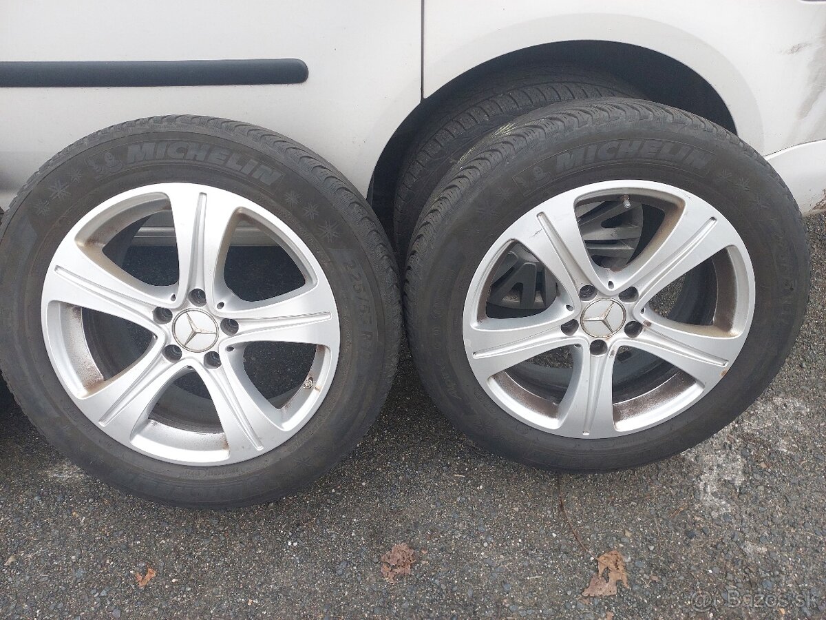 Mercedes disky 5x112 R17, 225/55 R17 - 4