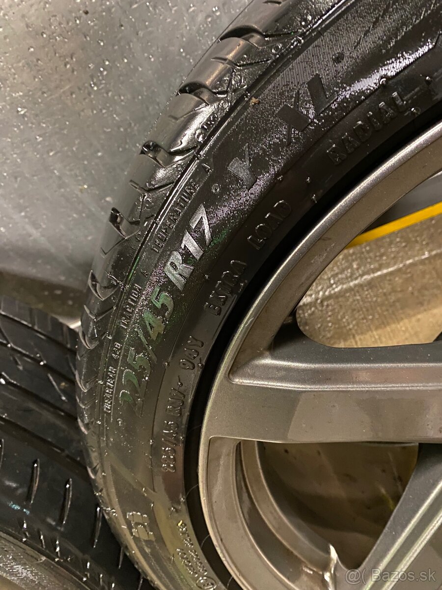 Predám hliníkové disky s pneumatikami DOTZ r17 - 4