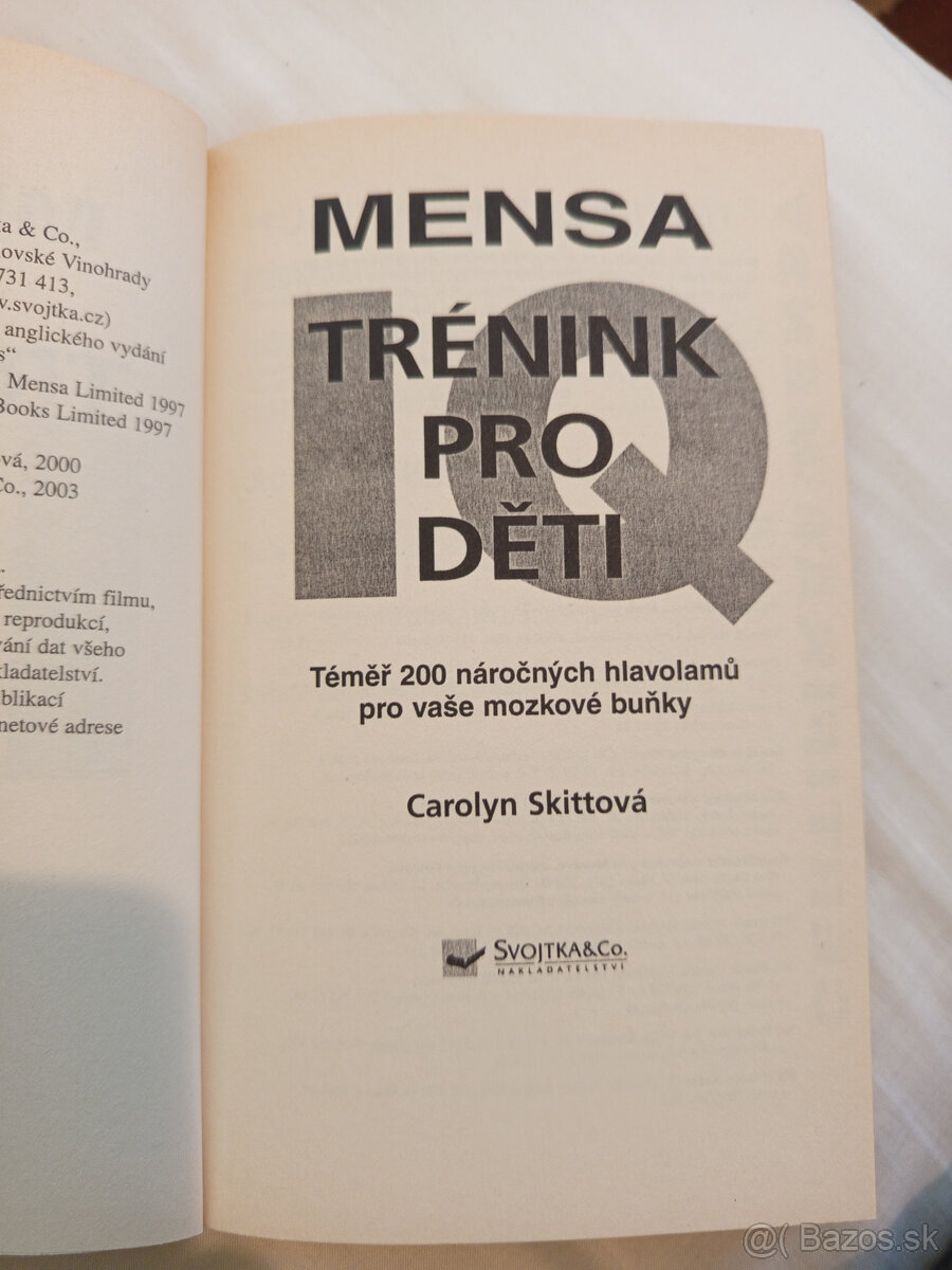 predám knihu IQ tréning pre deti - 4