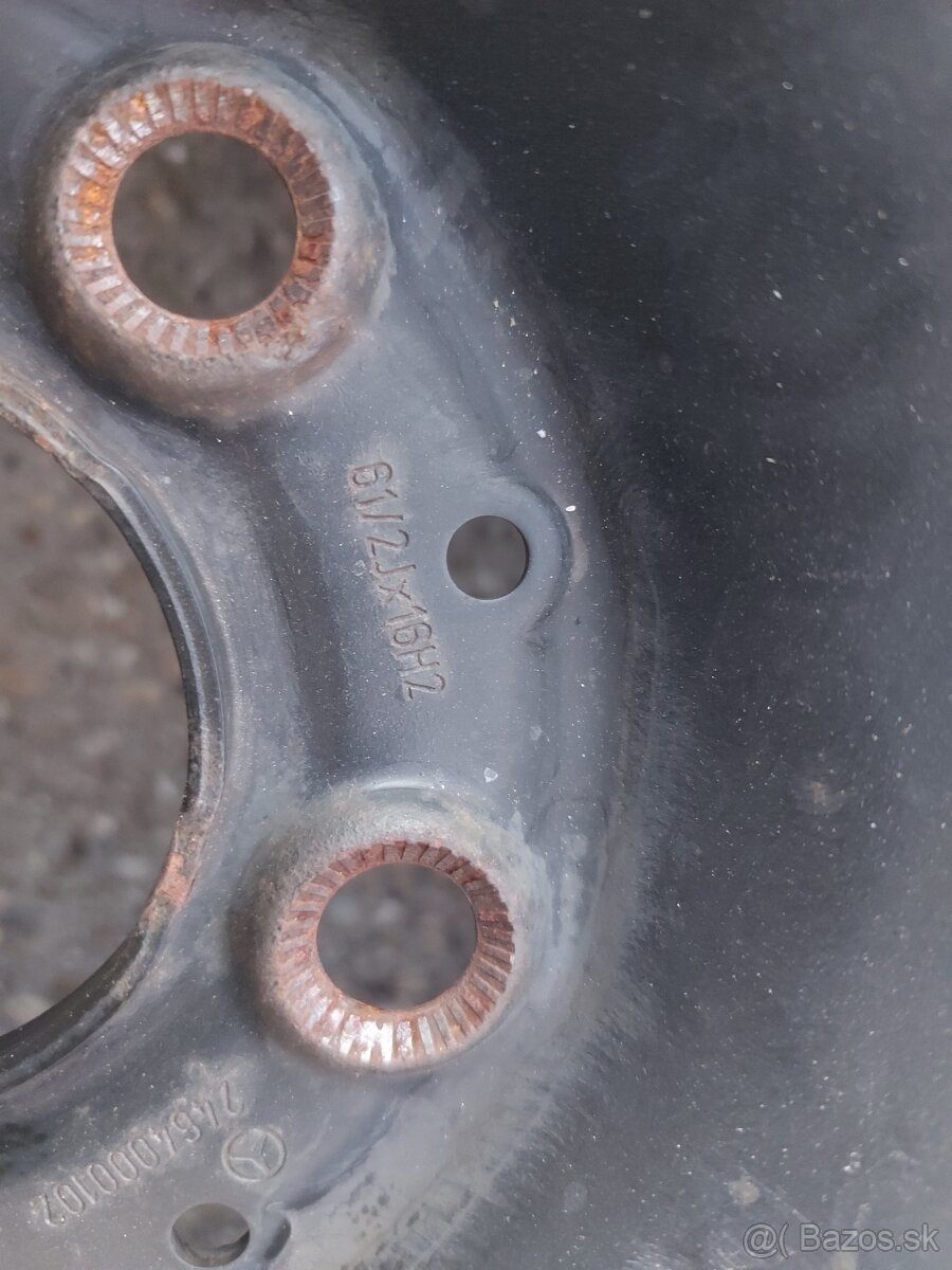 5x112R16 disky MERCEDES A KLASSE- B KLASSE-CLA- VITO - 4