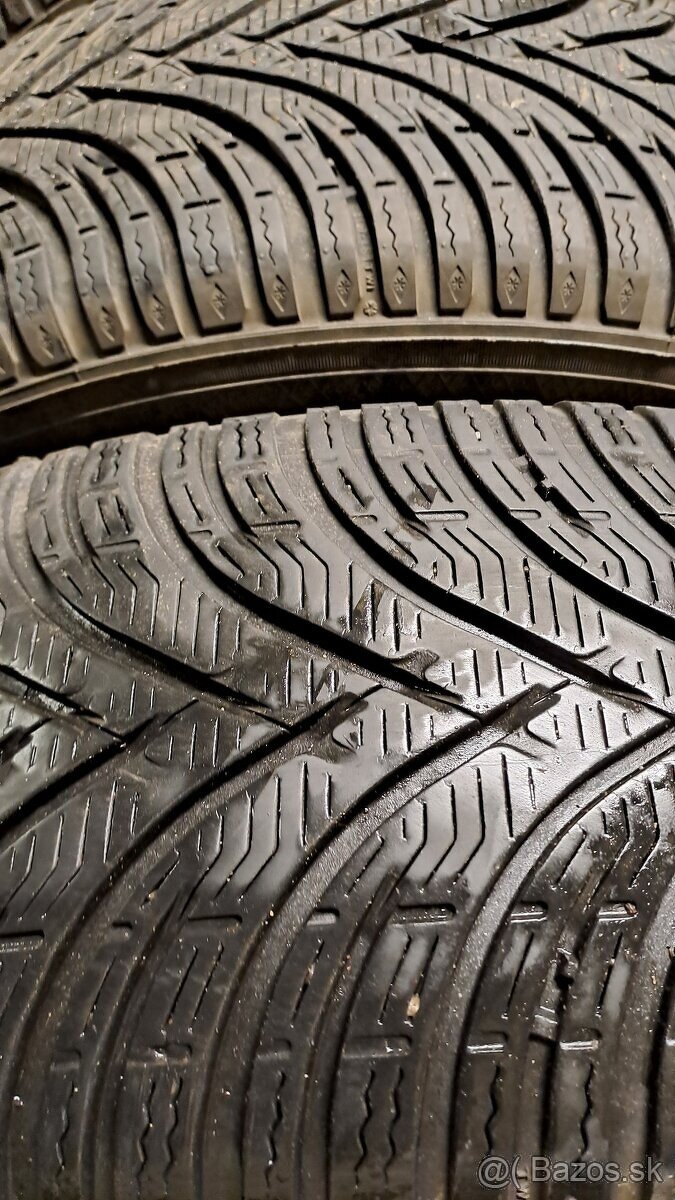 Predám 4ks jazdené zimné 215/60r17-96H Kléber - 4