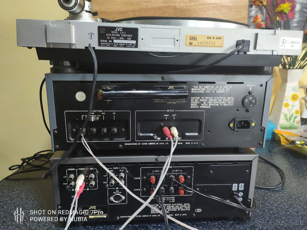 vintage JVC zostava + JVC gramafon - 4