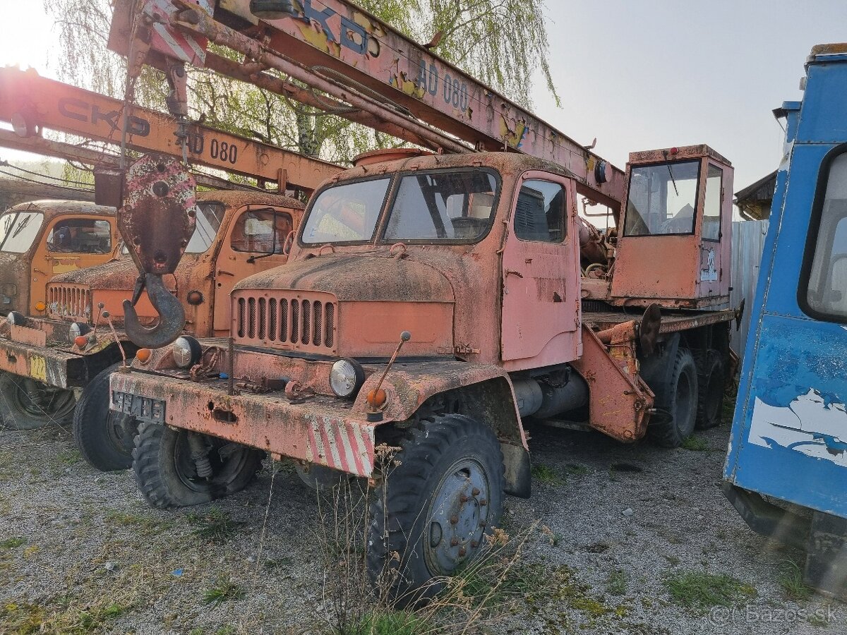 Praga V3S - Vetrieska - Autožeriav - 4