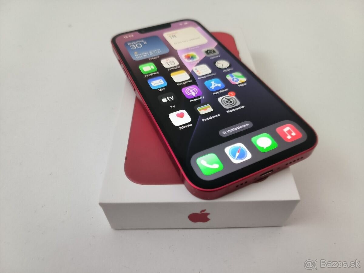 apple iphone 13 mini 128gb Red / Batéria 100% - 4