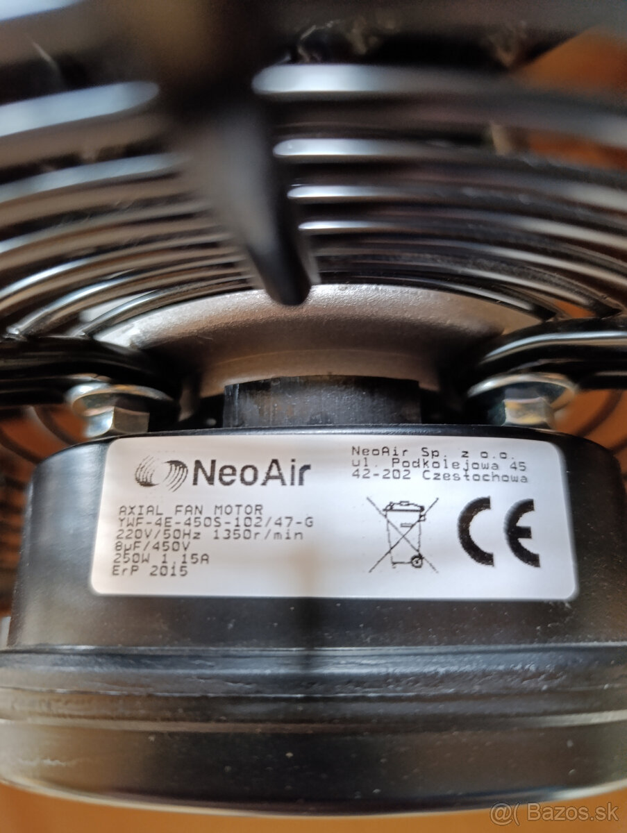 Priemyselný sací ventilátor 450 mm - 4