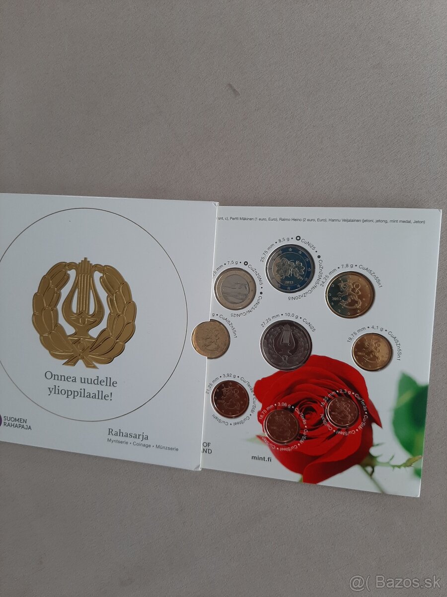 Fínsko 2006,2007,2013,2014,set minci - 4