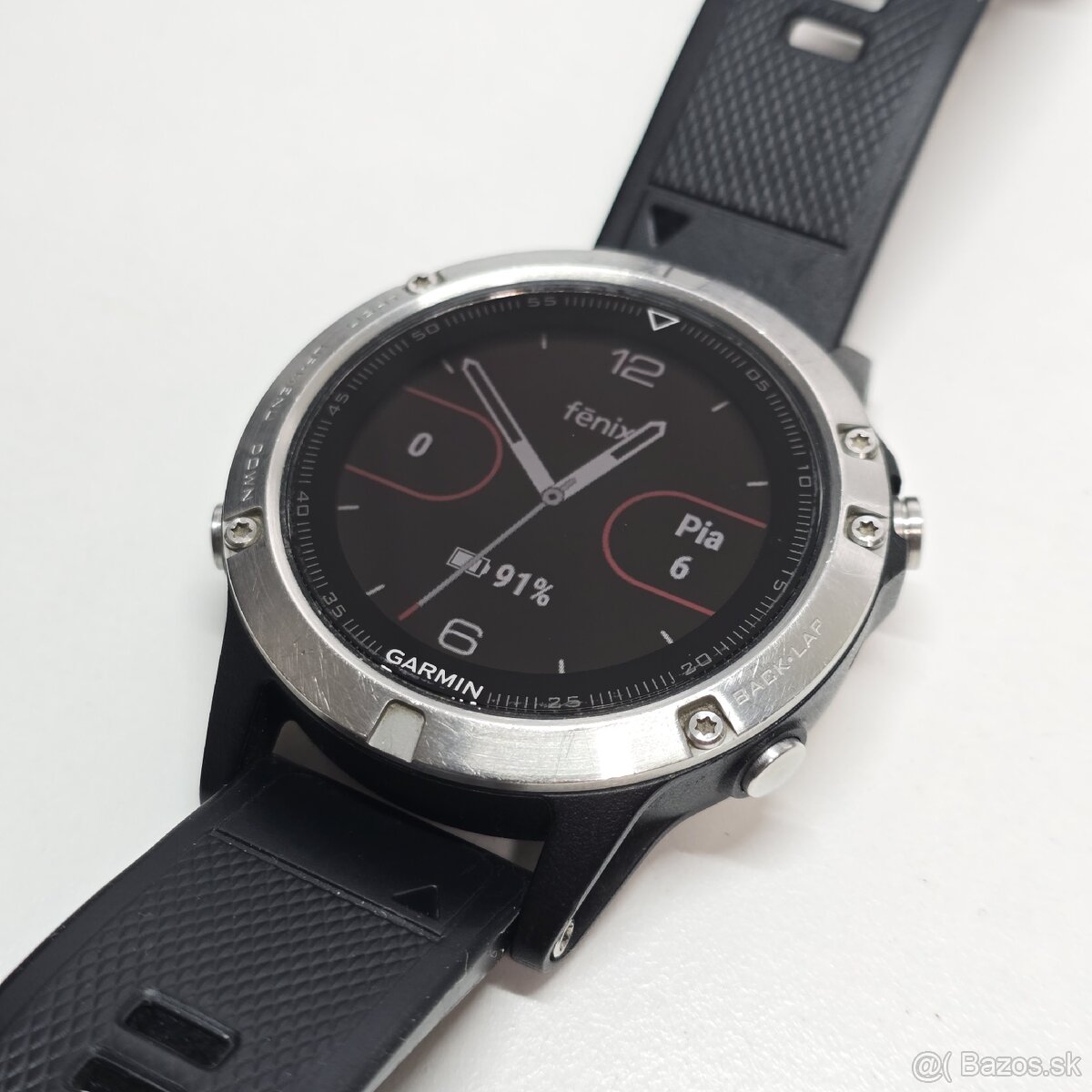 predám GARMIN Fenix 5 silver 47mm - 4