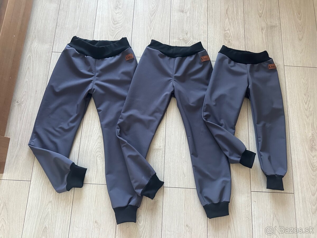 Softshellove nohavice s flisom 98-140 - 4
