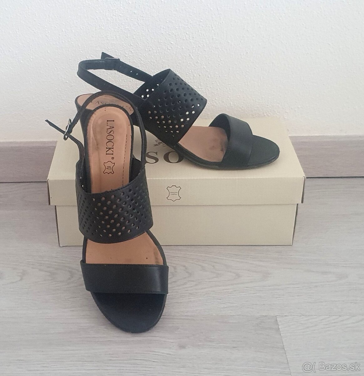 Kožené sandále Lasocki v.40 - 4