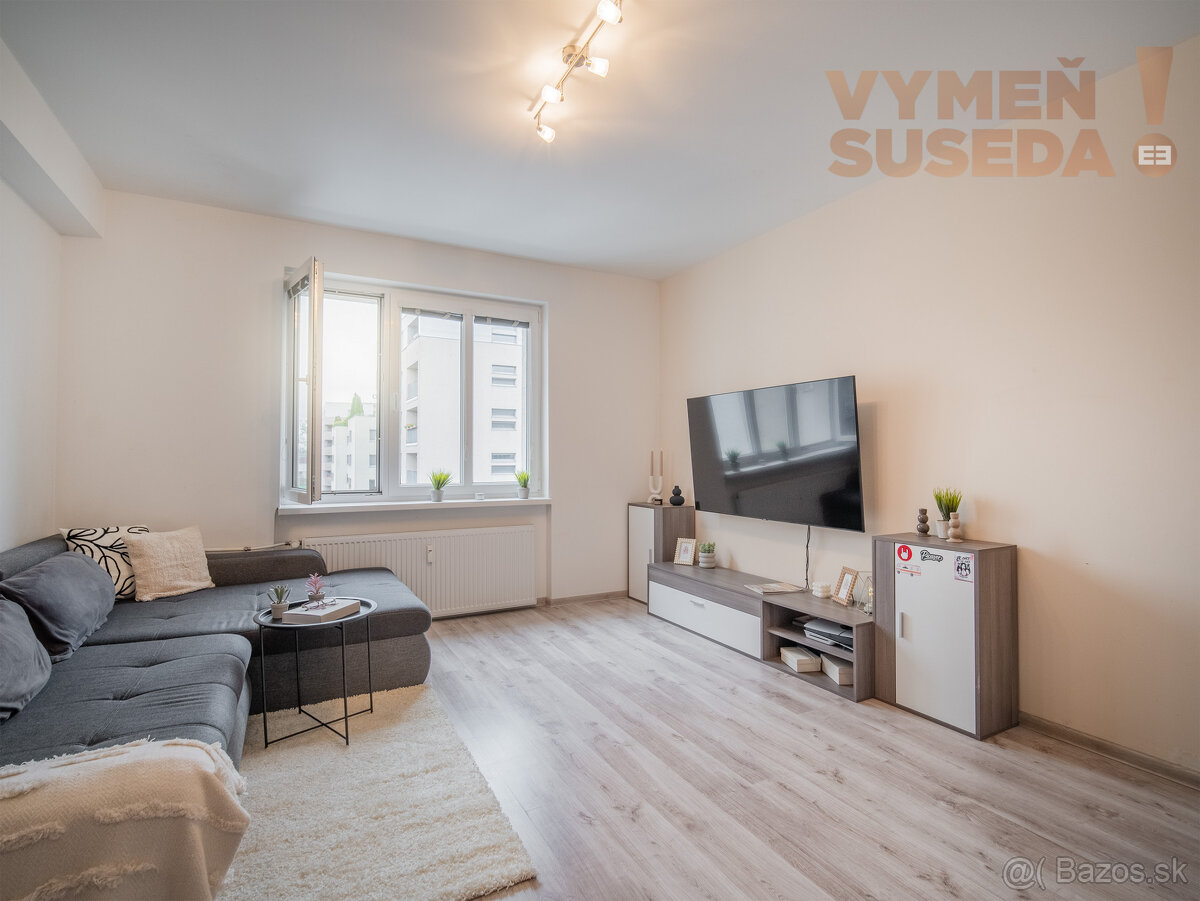 VYMEŇ SUSEDA - VÝNIMOČNÝ 2 IZB. BYT, VAJNORSKÁ, NOVÁ DOBA, B - 4