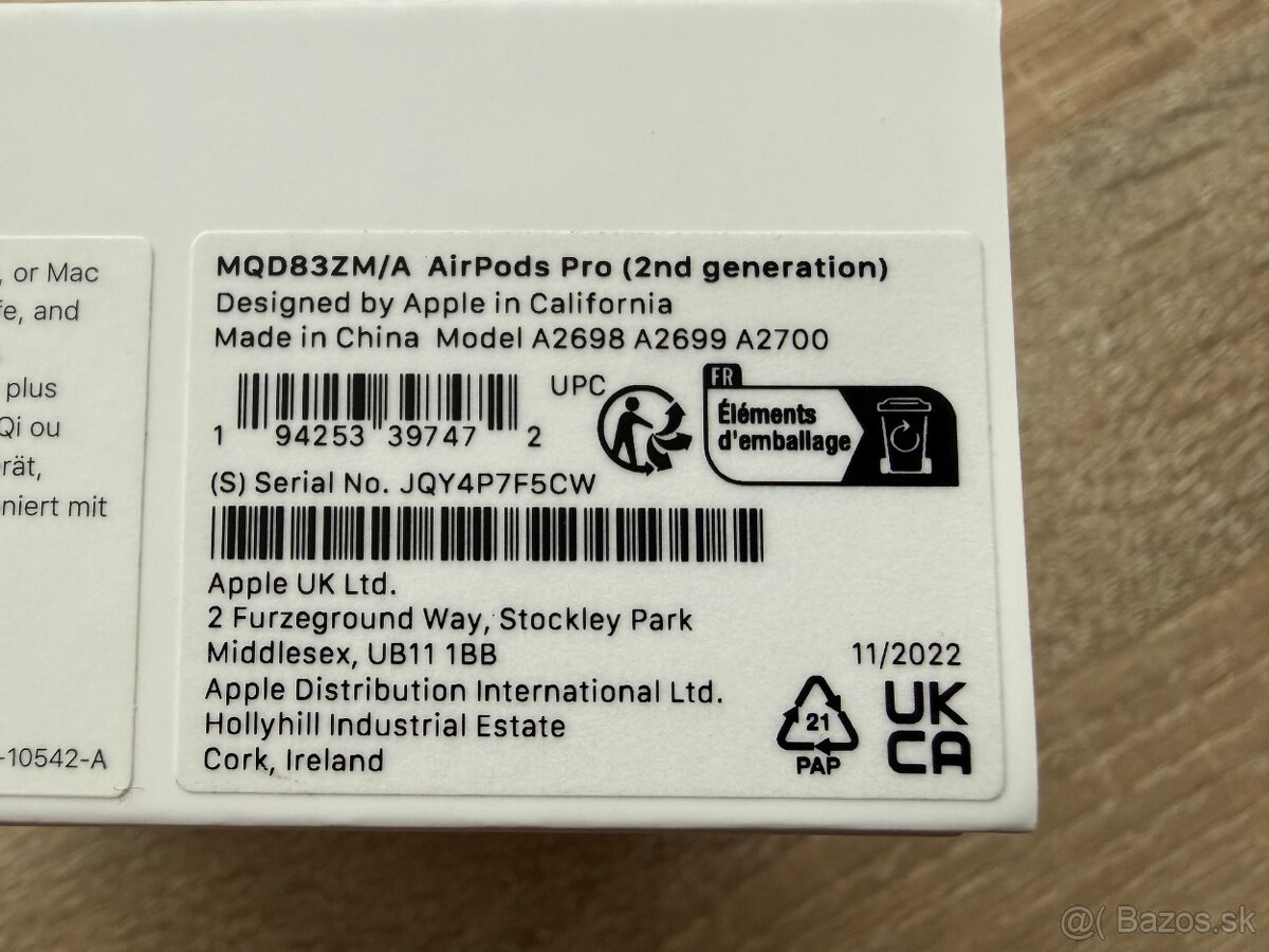 Apple AirPods Pro 2 + ochranné puzdro - 4