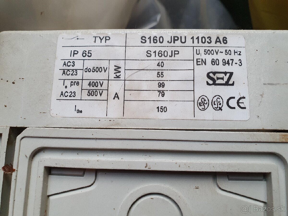 SEZ vypinac S160 JPU 1103 A6 - 4