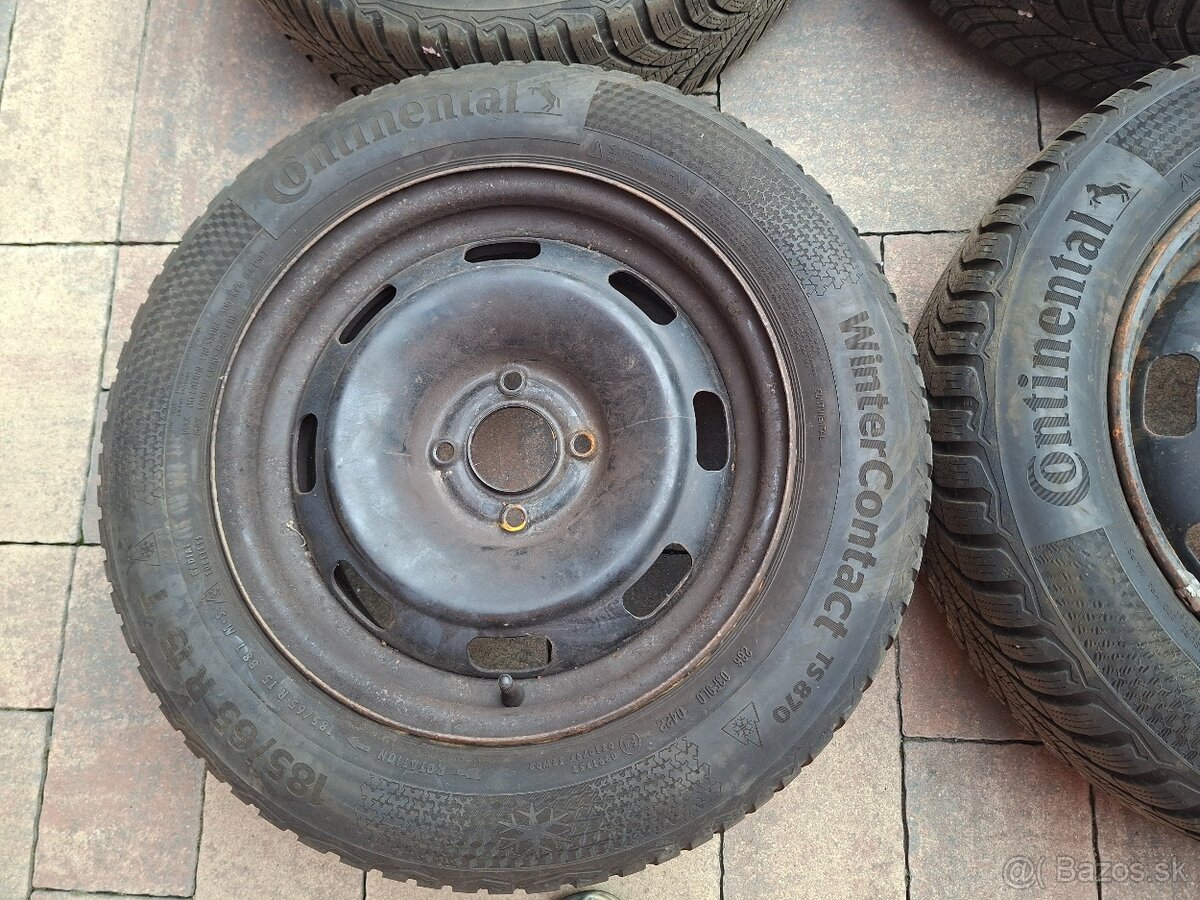 Predám plech.disky Peugeot/Citroen-R15 - 4