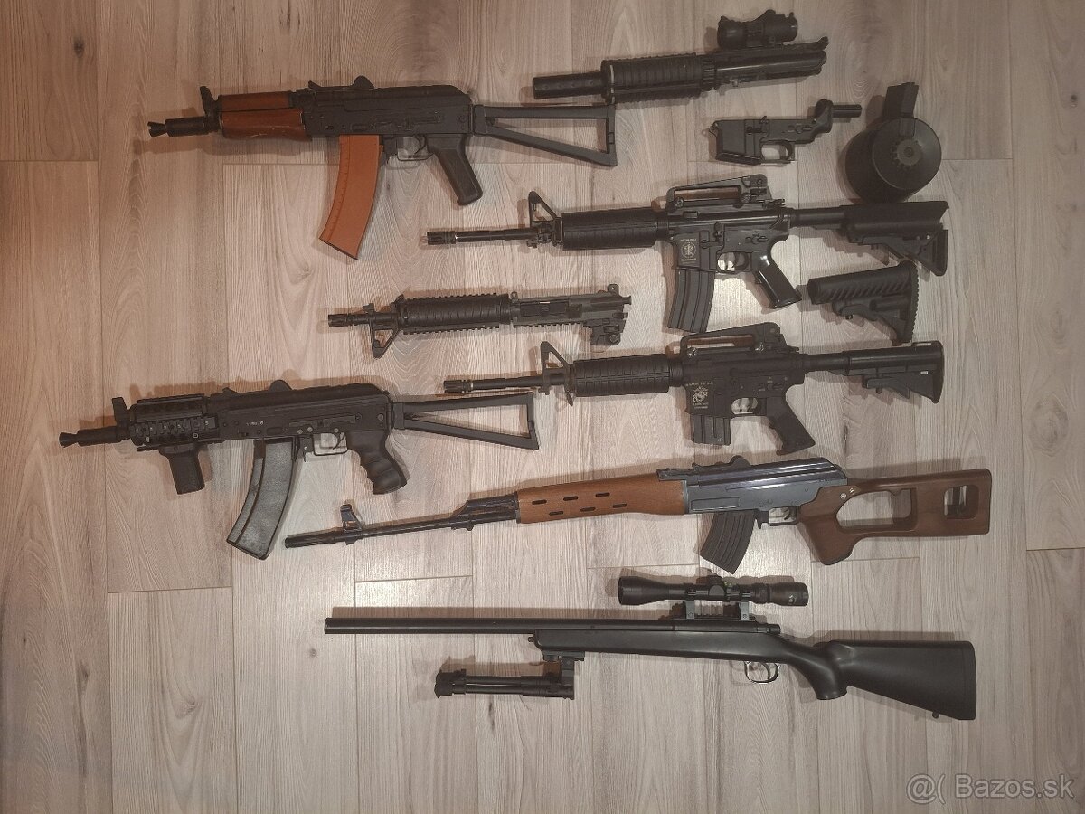 Predam airsoft zbrane AEG AK M4 - 4