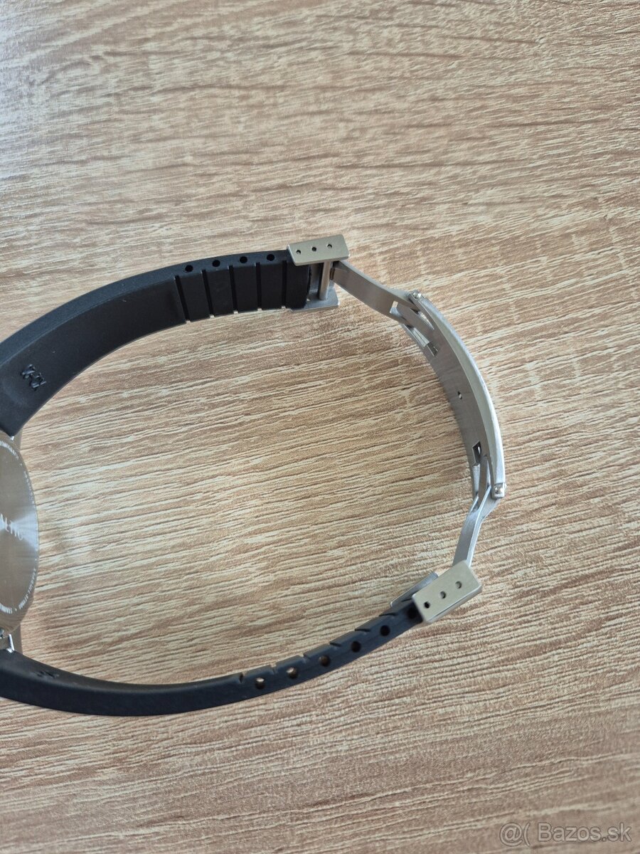 Gumený remienok na hodinky FKM CTS 20mm šedý - 4