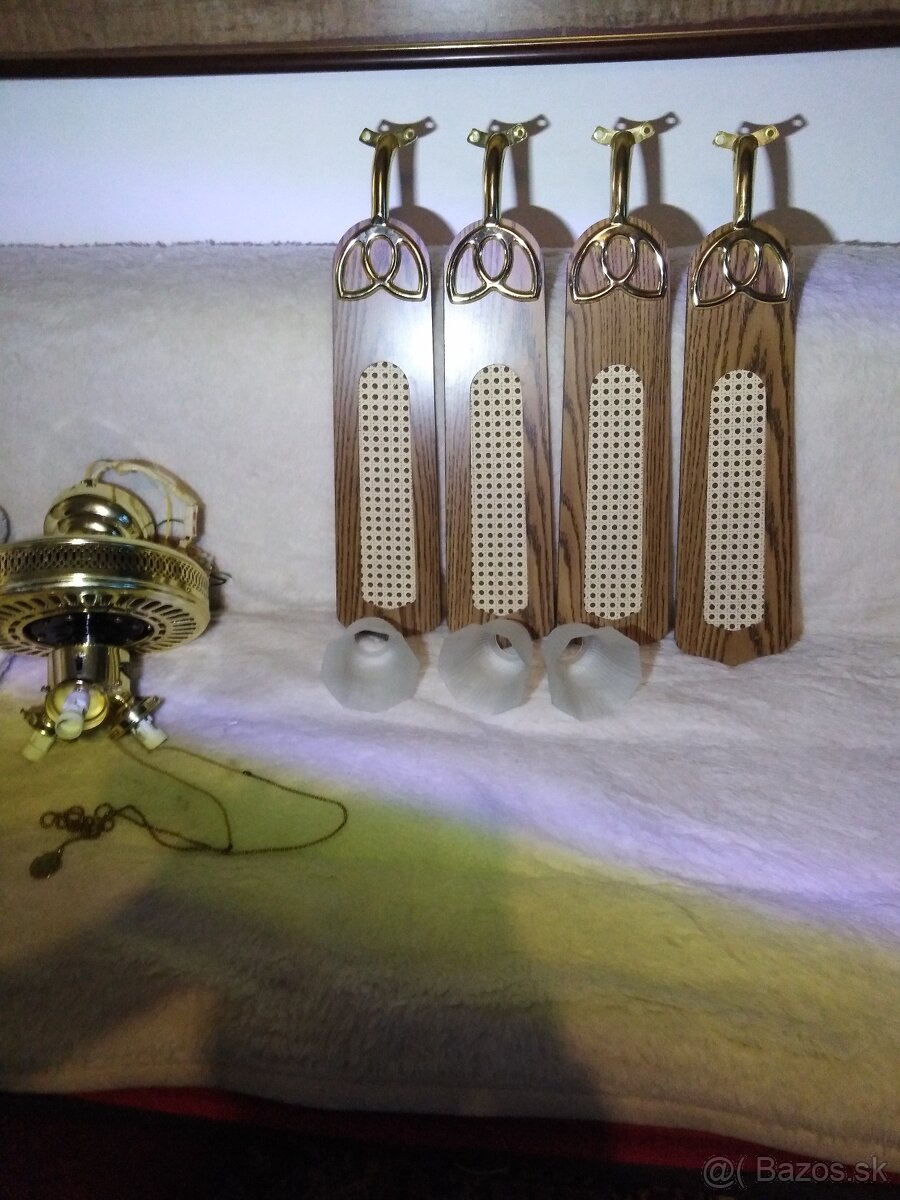 Stropný ventilátor so svetlami - 4