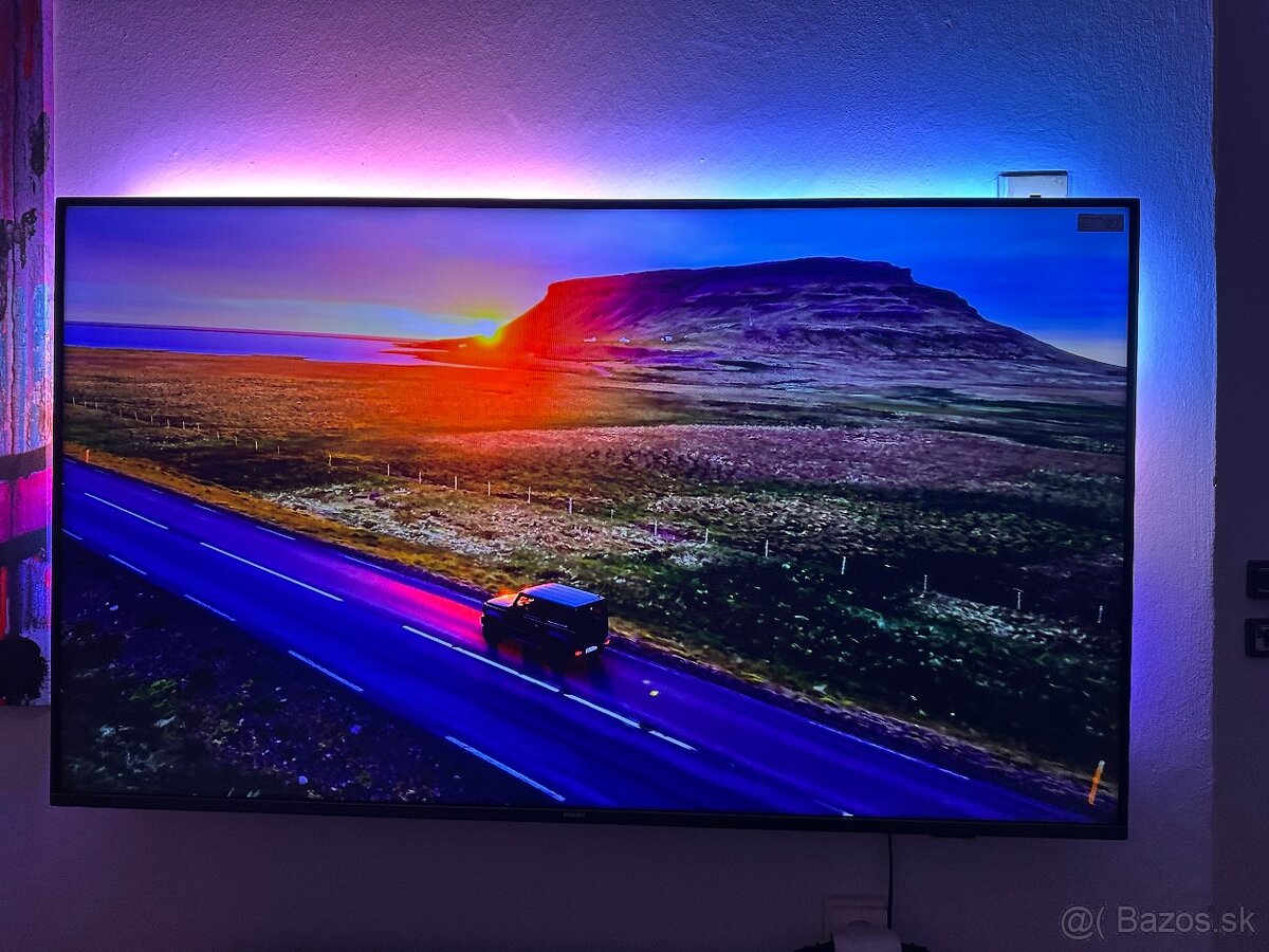 Predám 55" 4K Smart TV Philips s Ambilight (55PUS7906/12) - 4