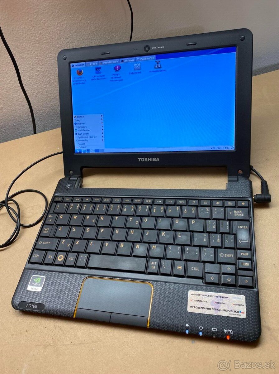 Predám nekompletný notebook TOSHIBA AC100. - 4
