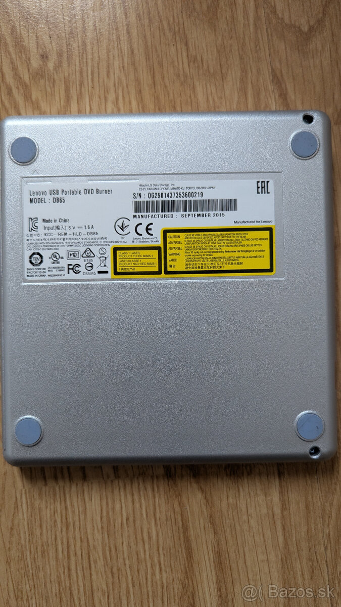 Lenovo Slim DVD Burner DB65 - 4