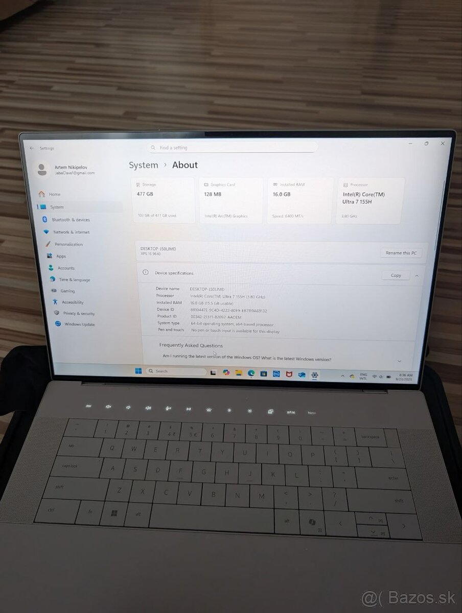 Prémiový, nový Dell XPS 9640 - 4