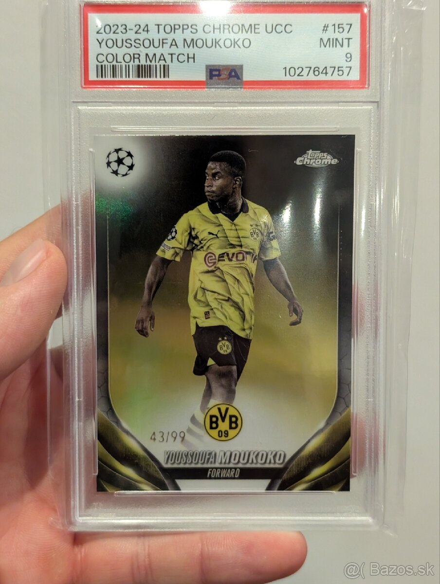 Predám LOT 6x PSA Graded futbalových kariet – Mbappé - 4