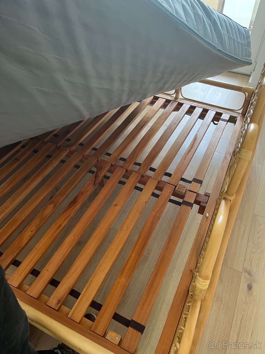 Posteľ Ratan FLORENTINE 160 x 200 cm BELIANI - 4